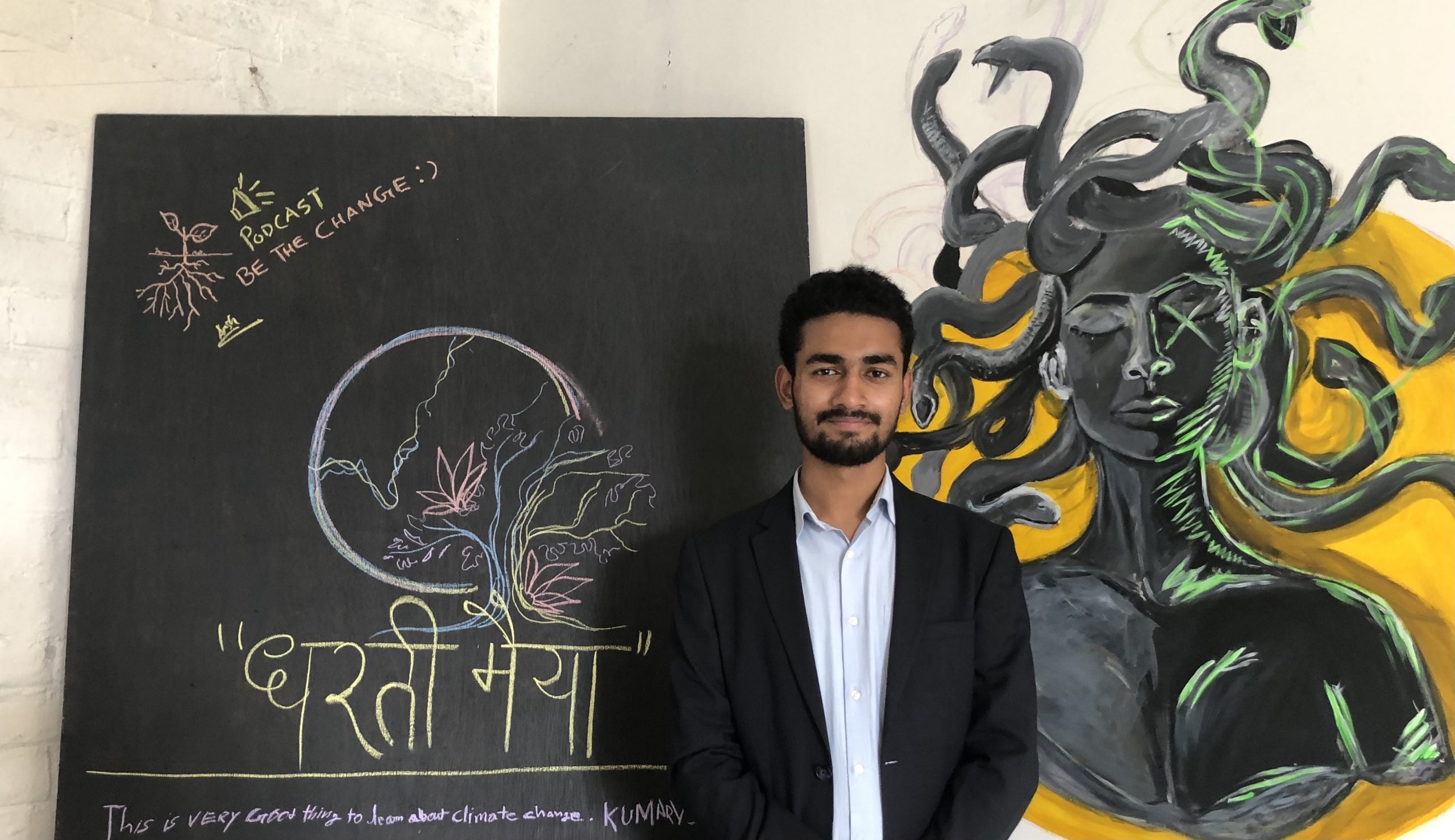 Siddhant Sarang Launched Bhojpuri Podcast on Climate Change