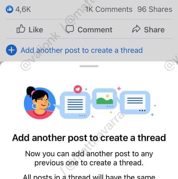 Facbook is testing a new feature “Threads” says Matt Navarra