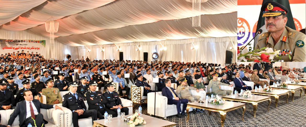 COAS visited the Police Lines in Islamabad on Pakistan's Martyrs Day.