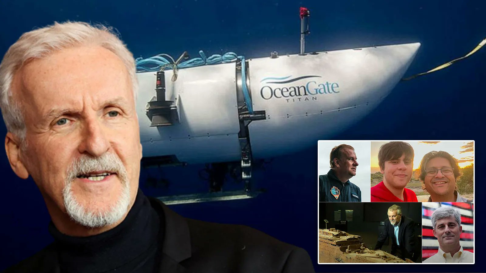 Titanic Oceangate: Five Men Confirmed Dead "I Knew of Titanic Sub Implosion" James Cameron