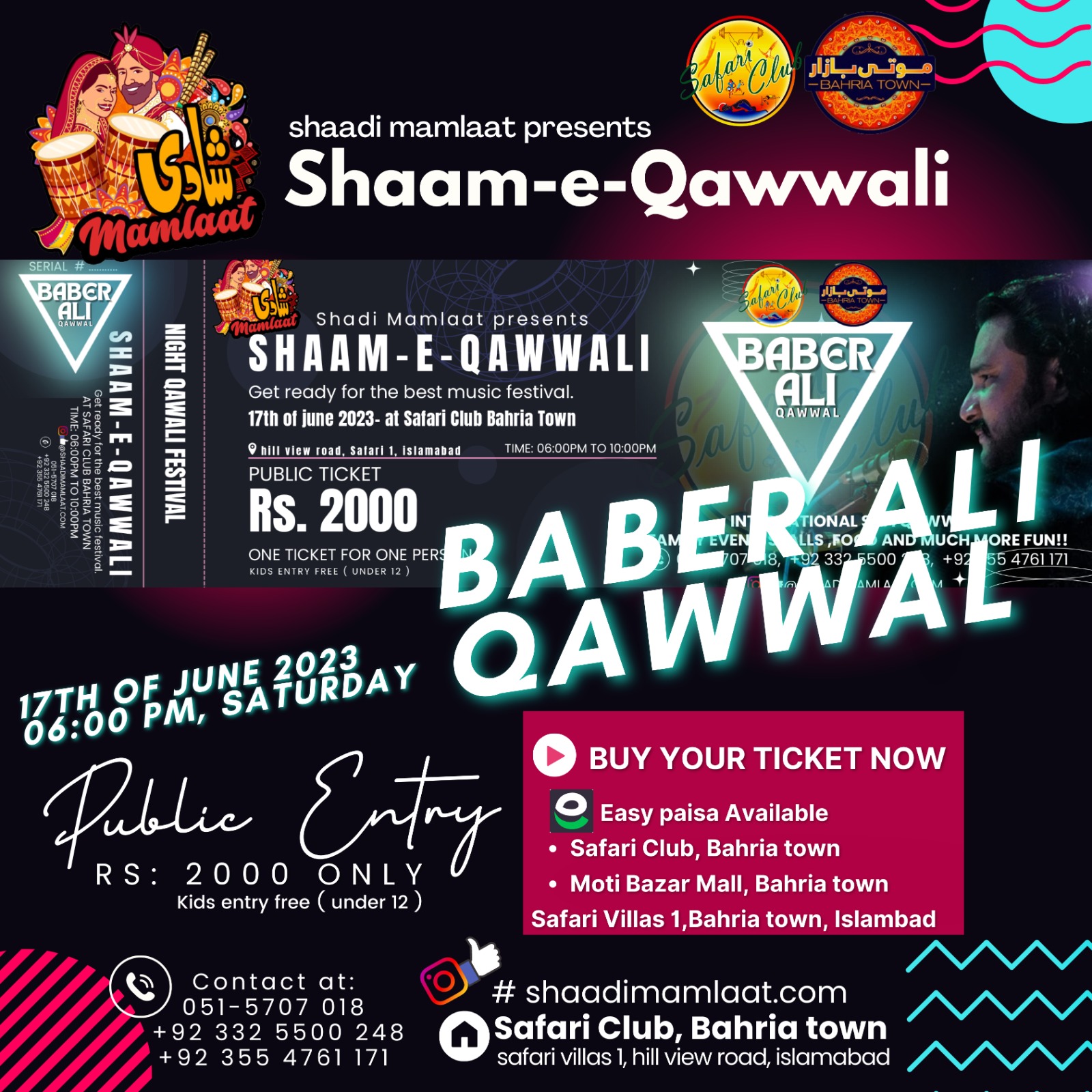 Experience the Enchantment: Shaam-e-Qawwali by SHAADI MAMLAAT on June 17
