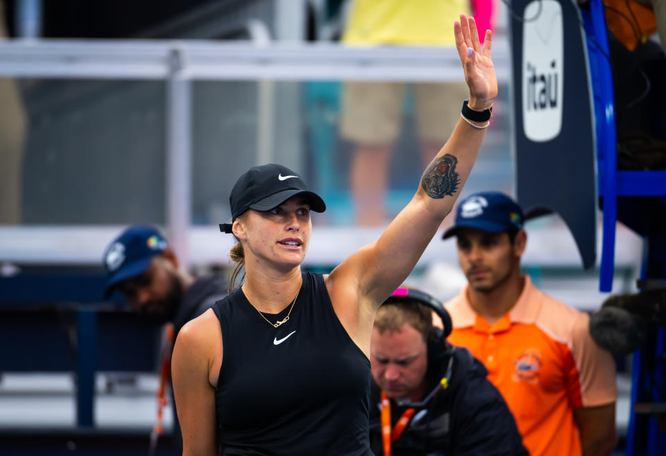 Aryna Sabalenka begins Miami Open with win 4 days after death of former partner