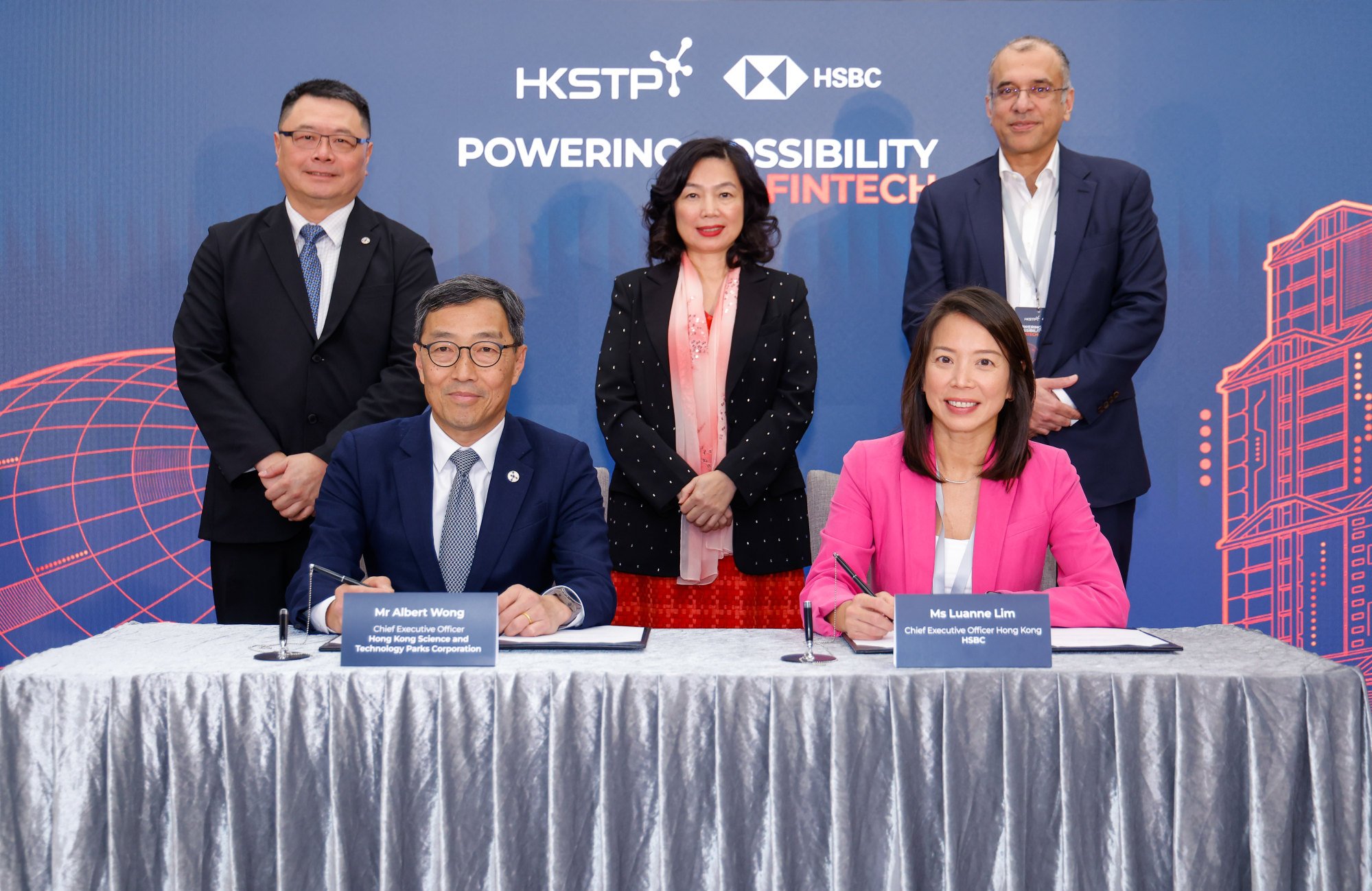 HSBC, Hong Kong’s science park sign 3-year partnership to drive fintech development