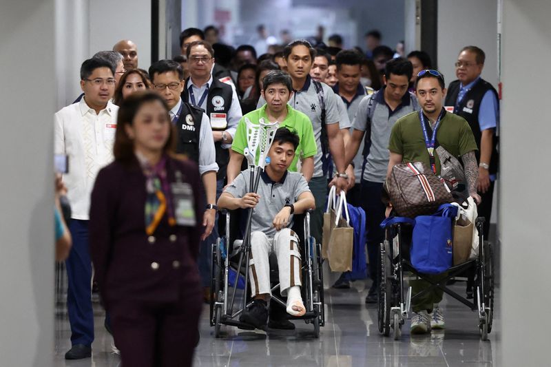 Philippine seafarers who survived Houthi Red Sea attack arrive home