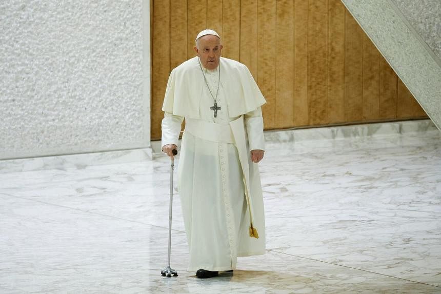 Pope Francis appears in better health at his weekly audience