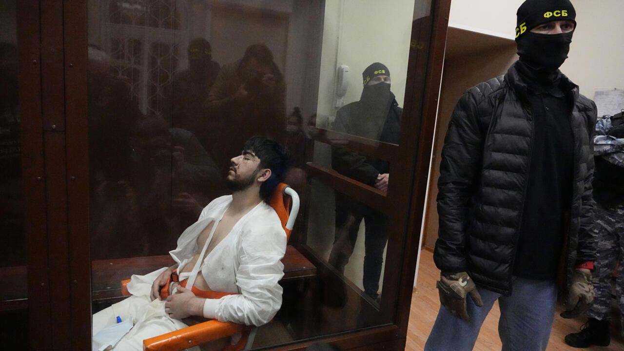 Russia charges four men over Moscow concert hall attack