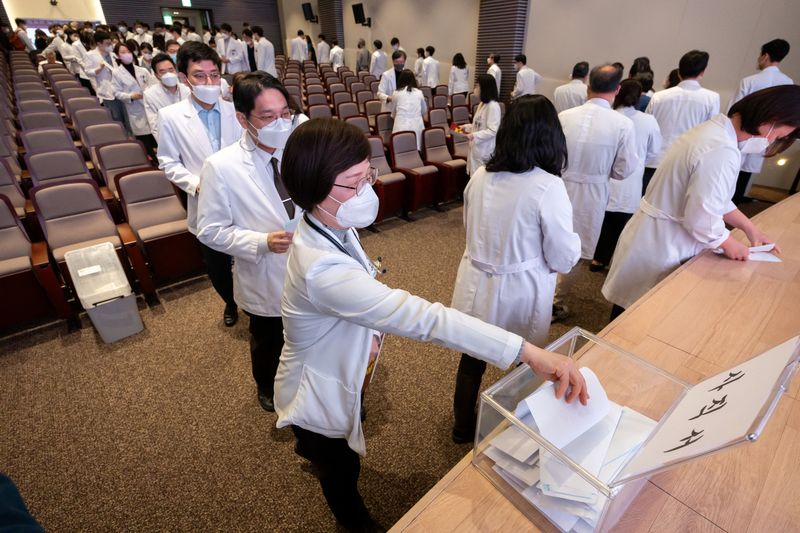 South Korea’s medical professors join protests, reduce hours in practice