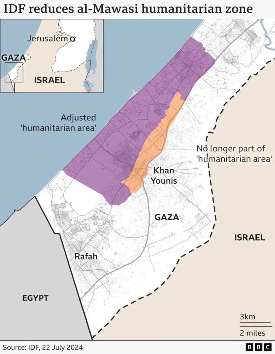 150,000 have fled Gaza’s Khan Younis since Monday, UN says