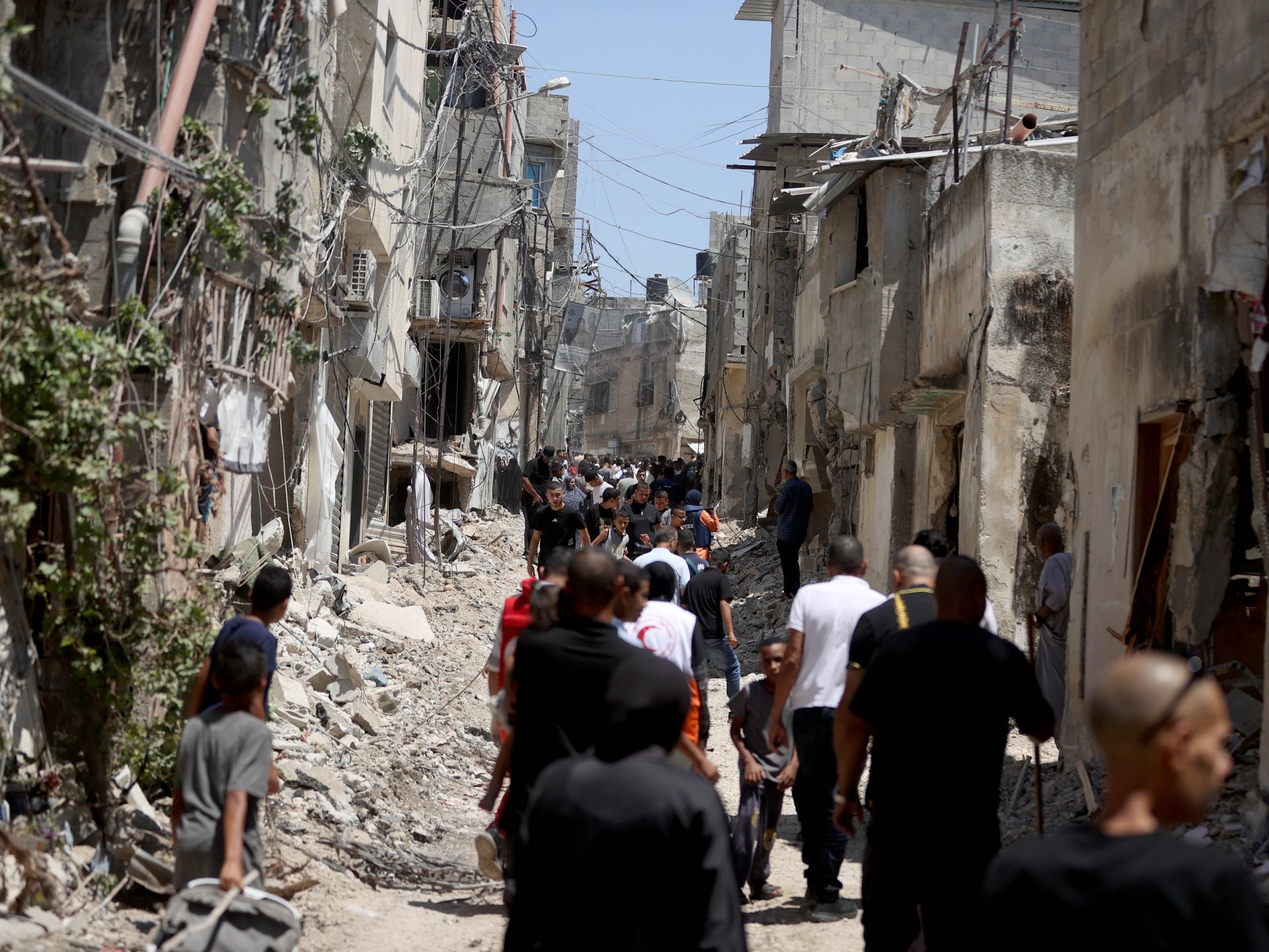 Aftermath of Israeli military’s raid in the occupied West Bank