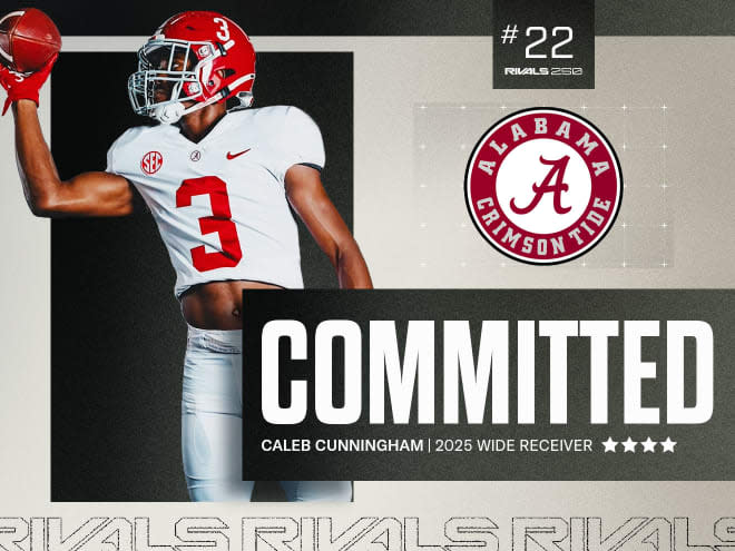 Alabama lands a commitment from elite four-star WR Caleb Cunningham