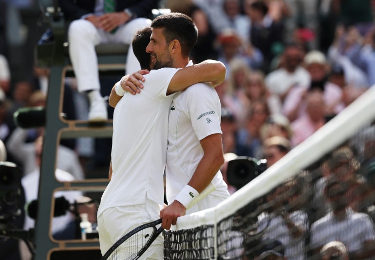 Alcaraz records straight sets win over Djkovic for second Wimbledon title