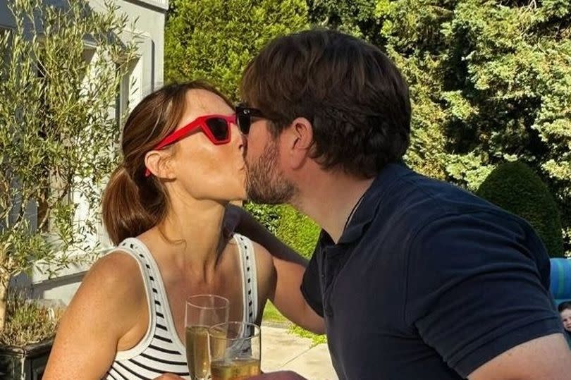 Alex Jones says 'we made it' as she shares sweet life update with husband