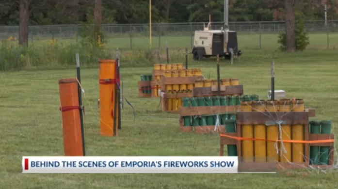 Annual Emporia firework show shoots off almost 800 shells