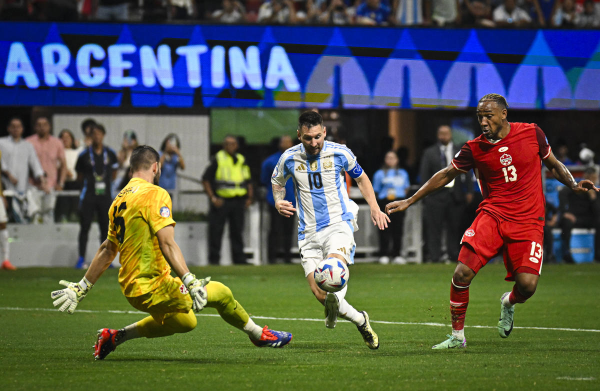 Argentina vs. Canada live updates: Highlights, lineups, how to watch as Messi and Co. eye Copa América final