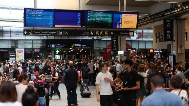 Arson Attacks Disable France’s Trains Ahead Of Paris Olympics