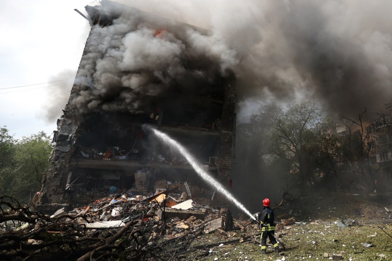 As Ukraine’s largest children’s hospital is hit, anger towards Russia rages