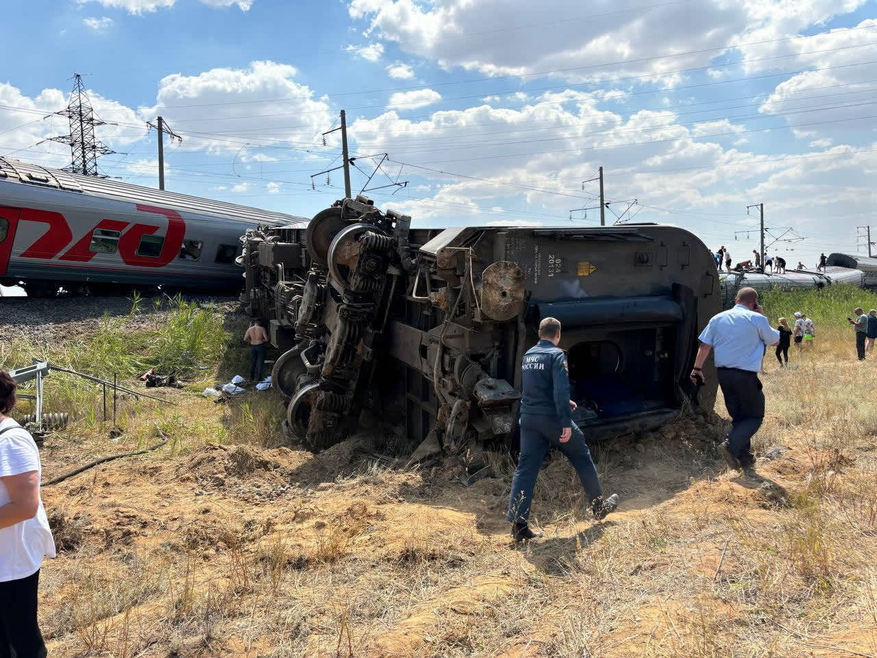 At least 140 people hurt as Russian train smashes into truck