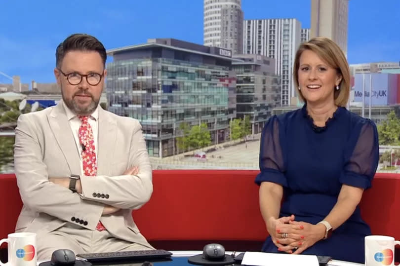 BBC Breakfast’s Carol Kirkwood left ‘shaking’ after co-star Jon Kay warned ‘don’t