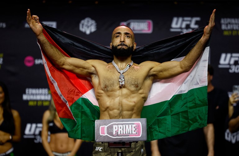 Belal Muhammad becomes first fighter of Palestinian origin to win UFC title