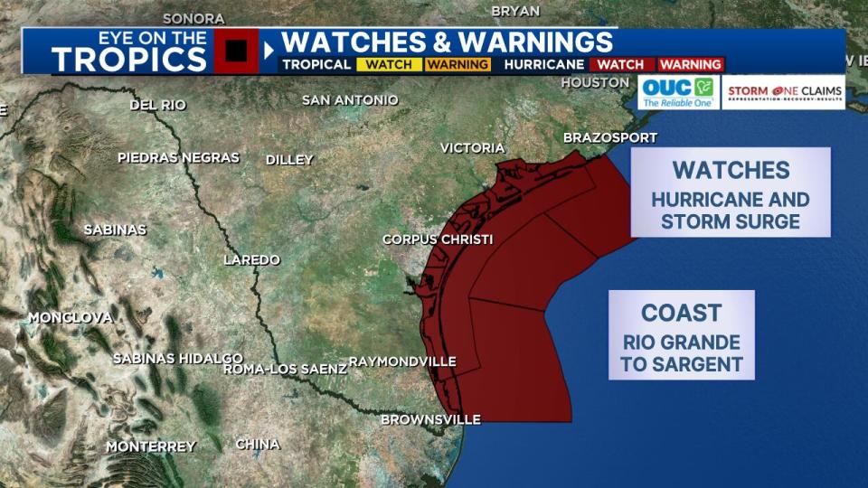 Beryl weakens to a tropical storm