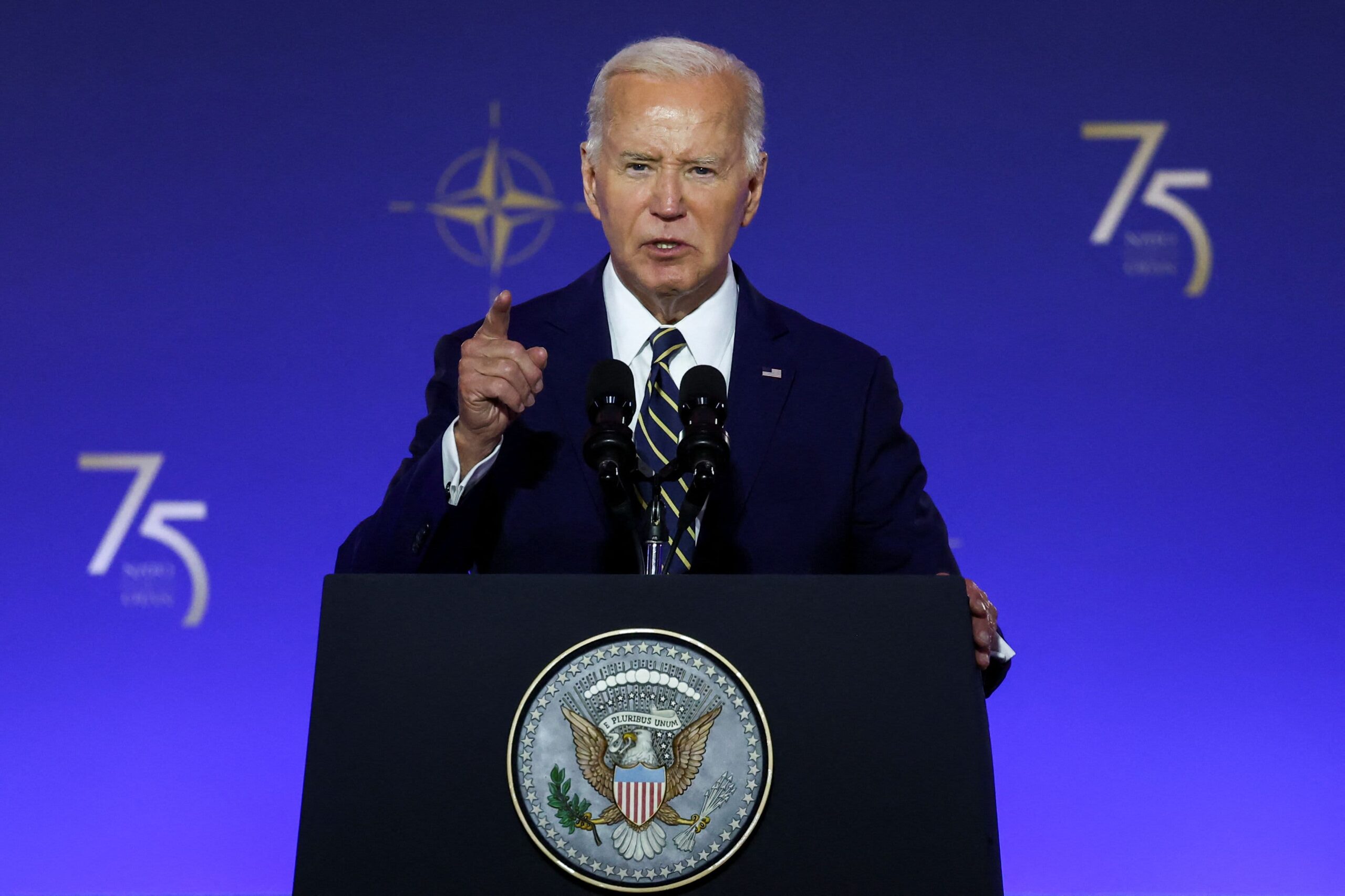 Biden announces new NATO aid for Ukraine, as his reelection campaign teeters