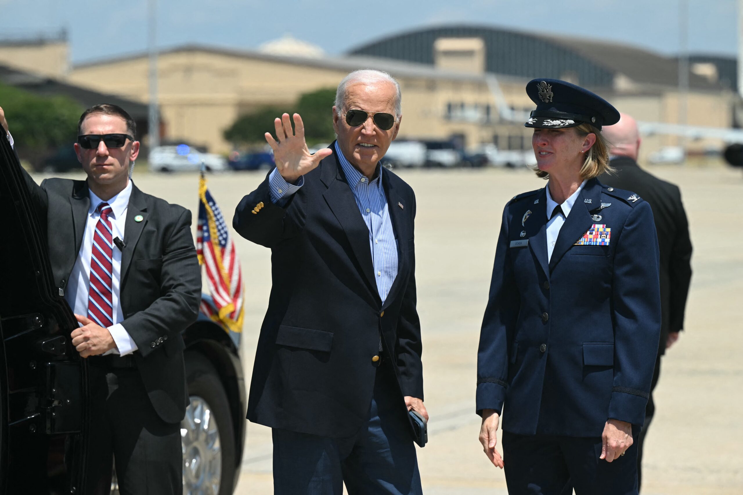 Biden campaigns ahead of pivotal ABC News interview, as his reelection bid teeters