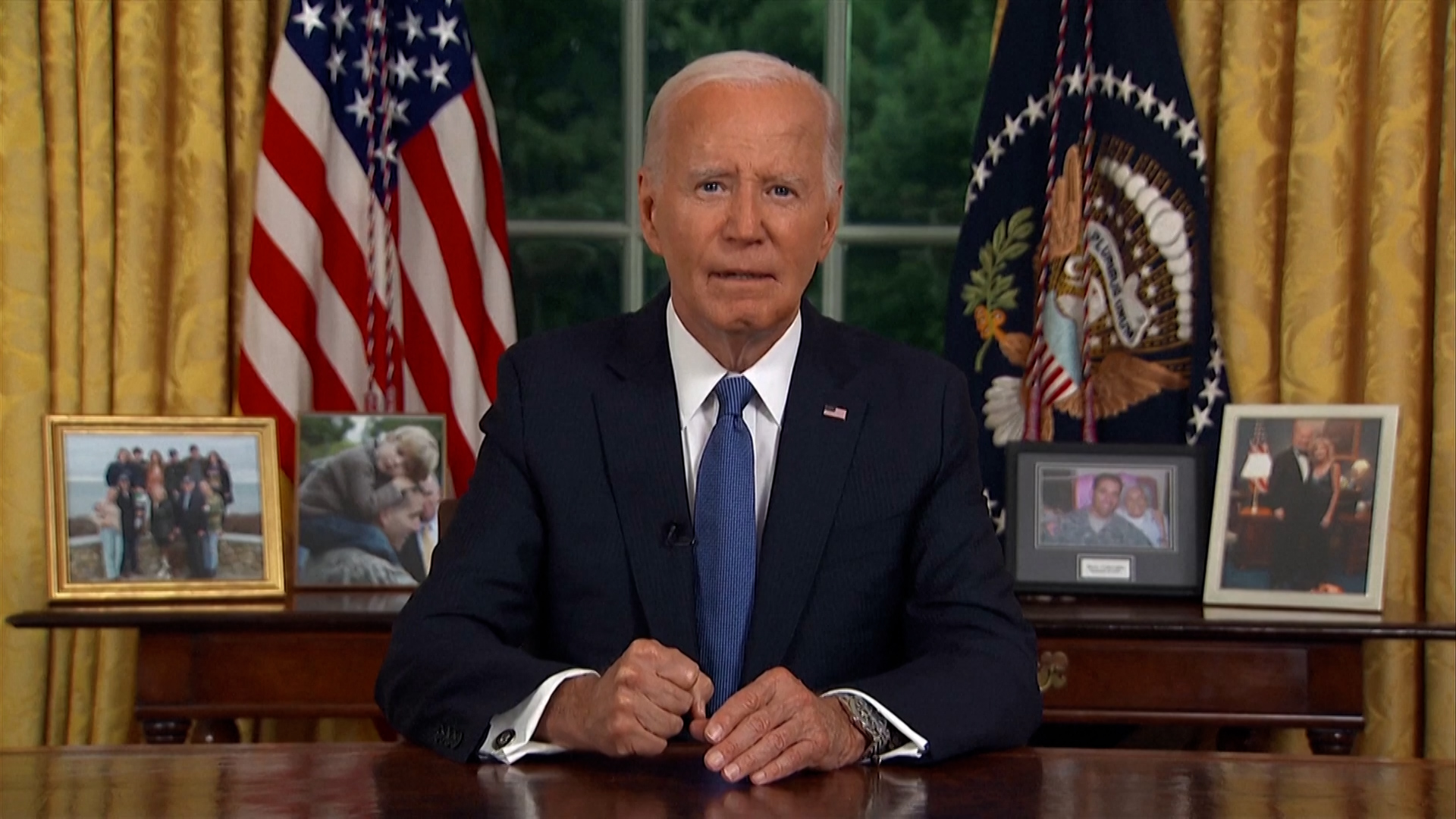 Biden says it’s time to ‘pass the torch’ in Oval Office speech