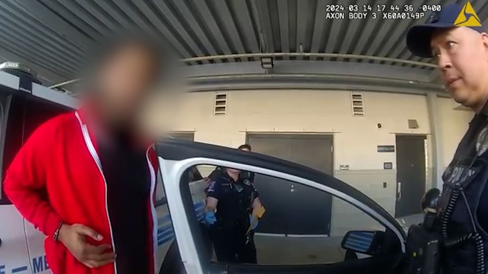 Bodycam shows moment cops strip gun from fellow police officer