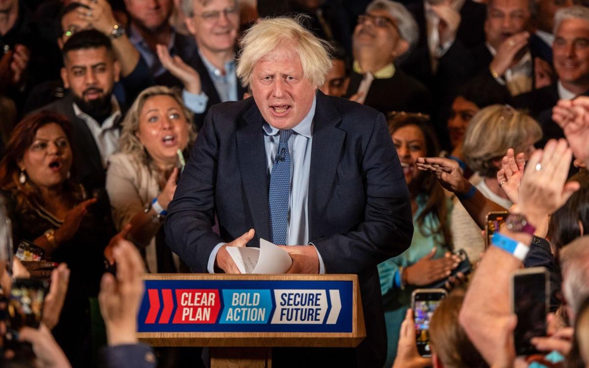 Boris is the author of the Tories’ defeat