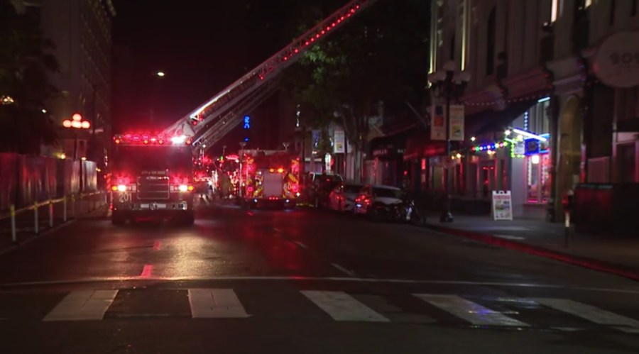 Brazilian steakhouse in Gaslamp Quarter catches fire; 50 people displaced