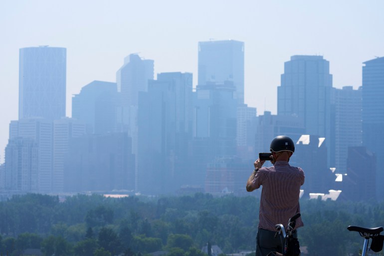 Canadian wildfires prompt more evacuation orders, air-quality warnings