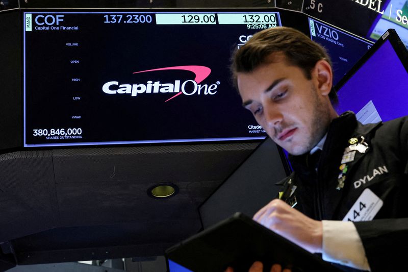 Capital One profit drops 61% as it stockpiles more money for loan losses