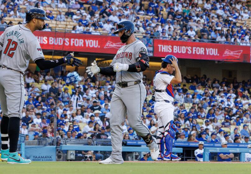 Christian Walker frustrates Dodgers in series loss to Arizona: ‘He’s Babe Ruth against us’