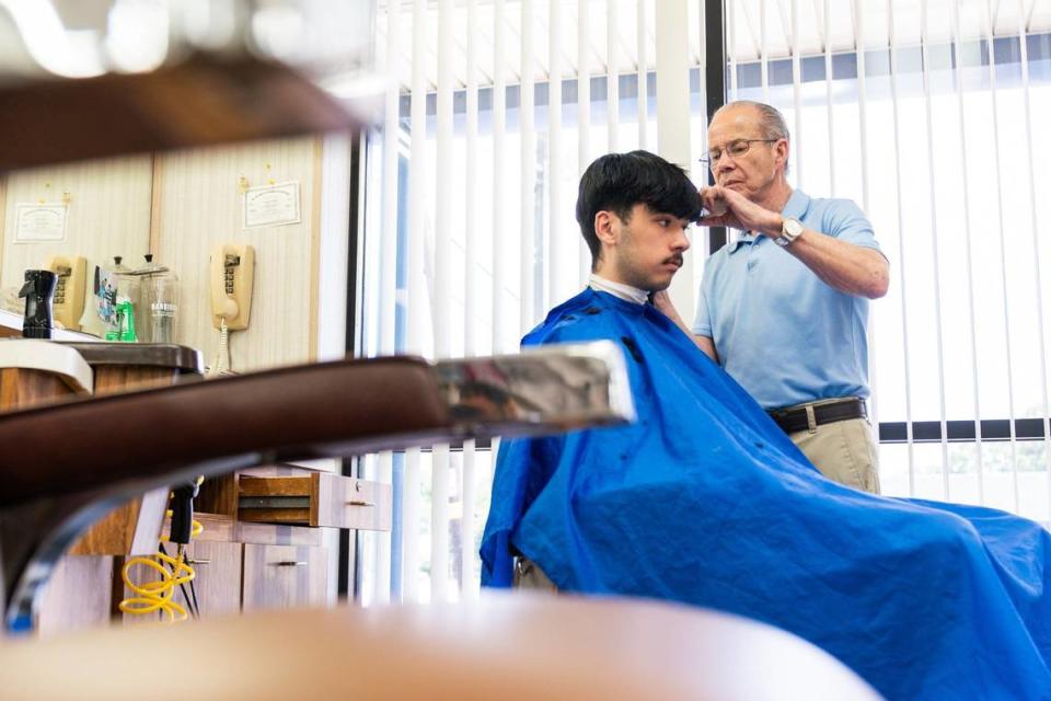 ’Derita has been good to me.’ Celebrating a barber’s 59-year career as he closes shop