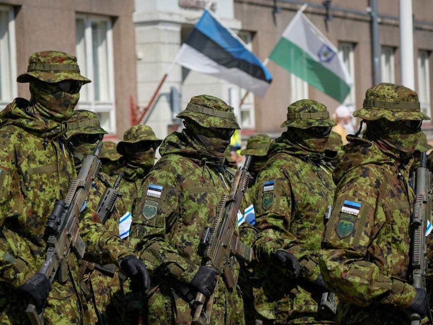 Estonia says it could hold out against a Russian attack ‘for a couple of weeks’ before NATO arrives