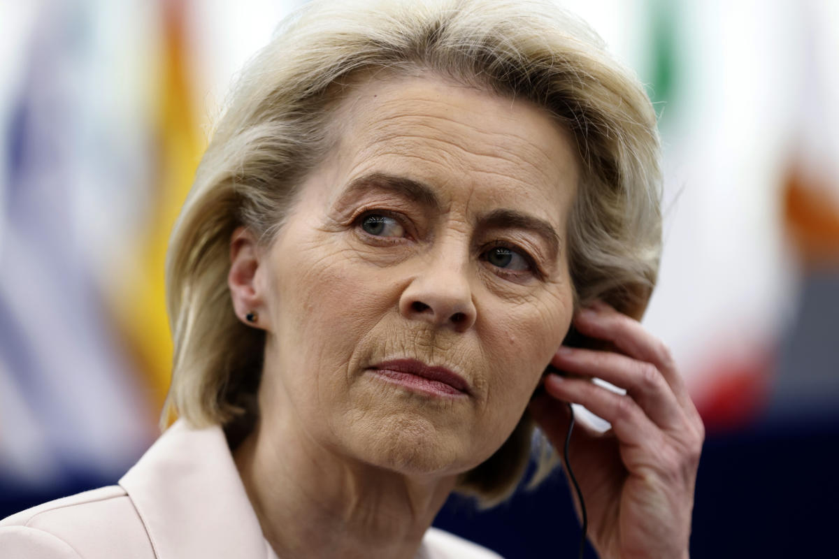 European Commission President Ursula von der Leyen faces vote on her bid for second 5-year term