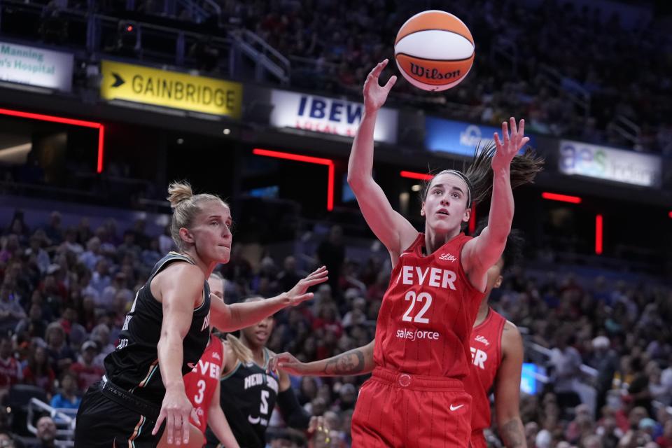 Fever pitch! Clark is first WNBA rookie to record triple-double