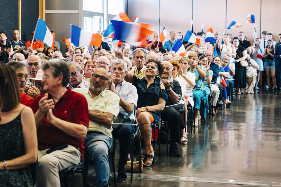 France’s far-right National Rally in the lead in first-round legislative elections