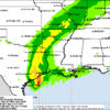 Hurricane Beryl to bring heavy rainfall as it moves inland from Texas. See forecast on map