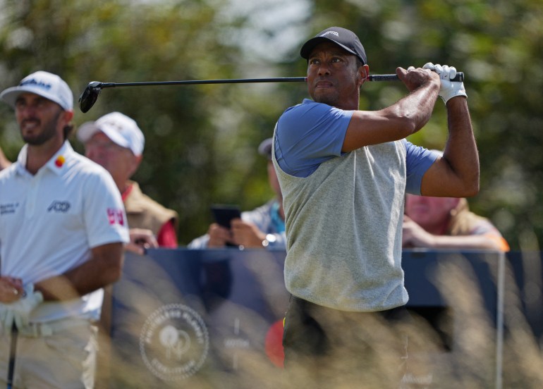 ‘I can still win’: Tiger Woods defiant before The Open at Royal Troon