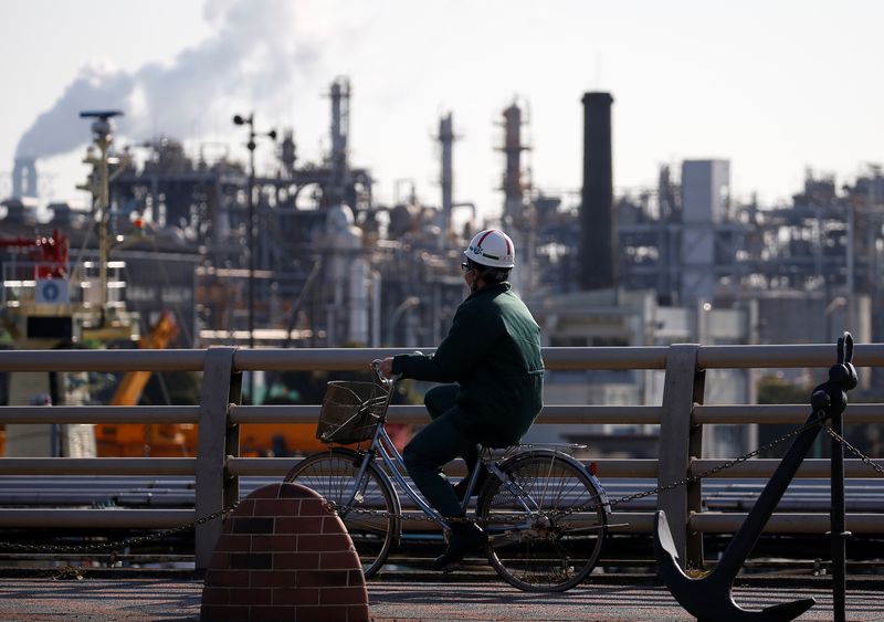 Japan June industrial output seen down on auto production suspention: Reuters poll