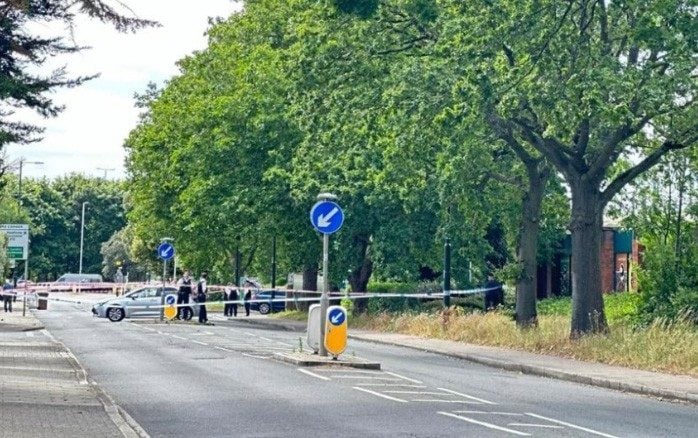 Knifeman at large after triple stabbing in west London