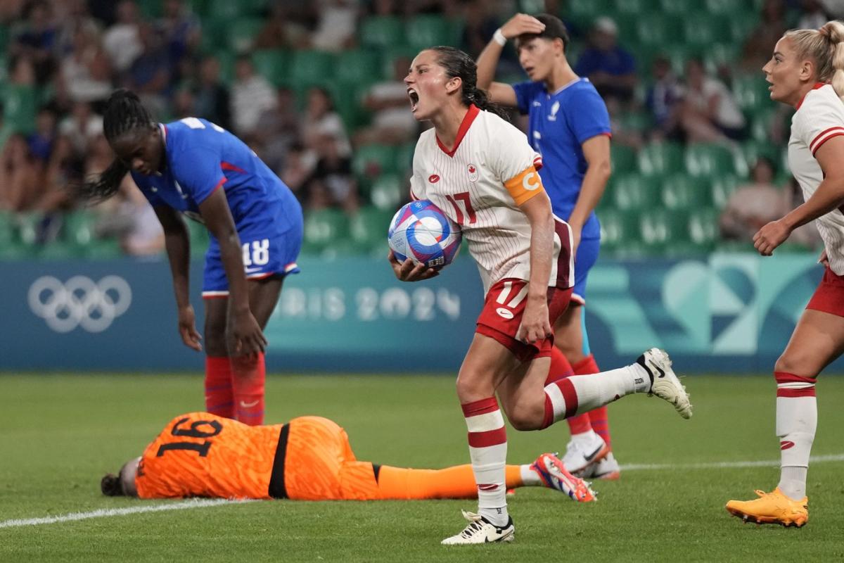 Late winner lifts Canadian women’s soccer team over France in Paris