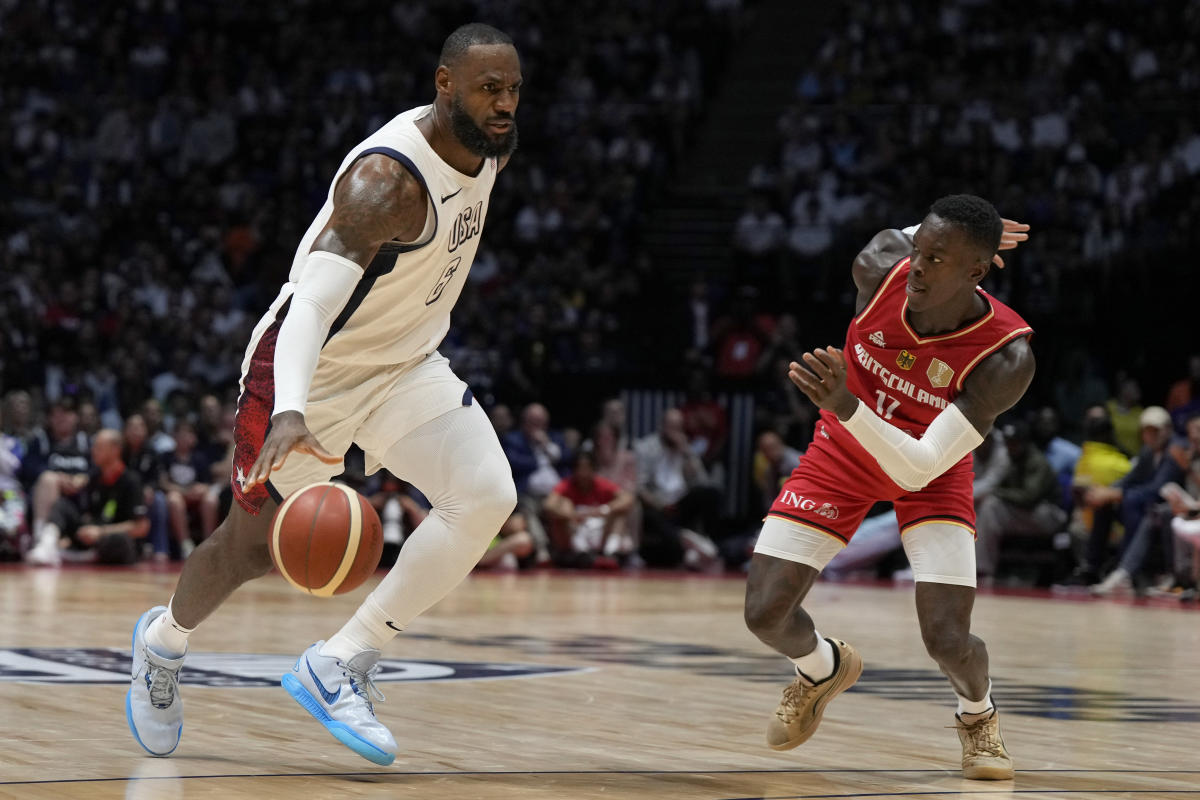 LeBron comes up clutch as Team USA avoids stunner