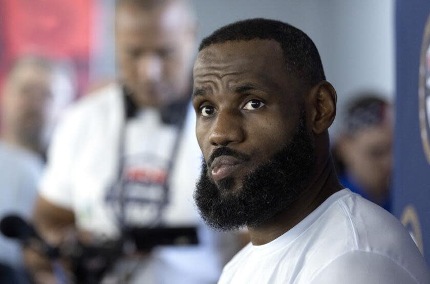 LeBron James says pay cut was about making sure his relationship with Lakers works