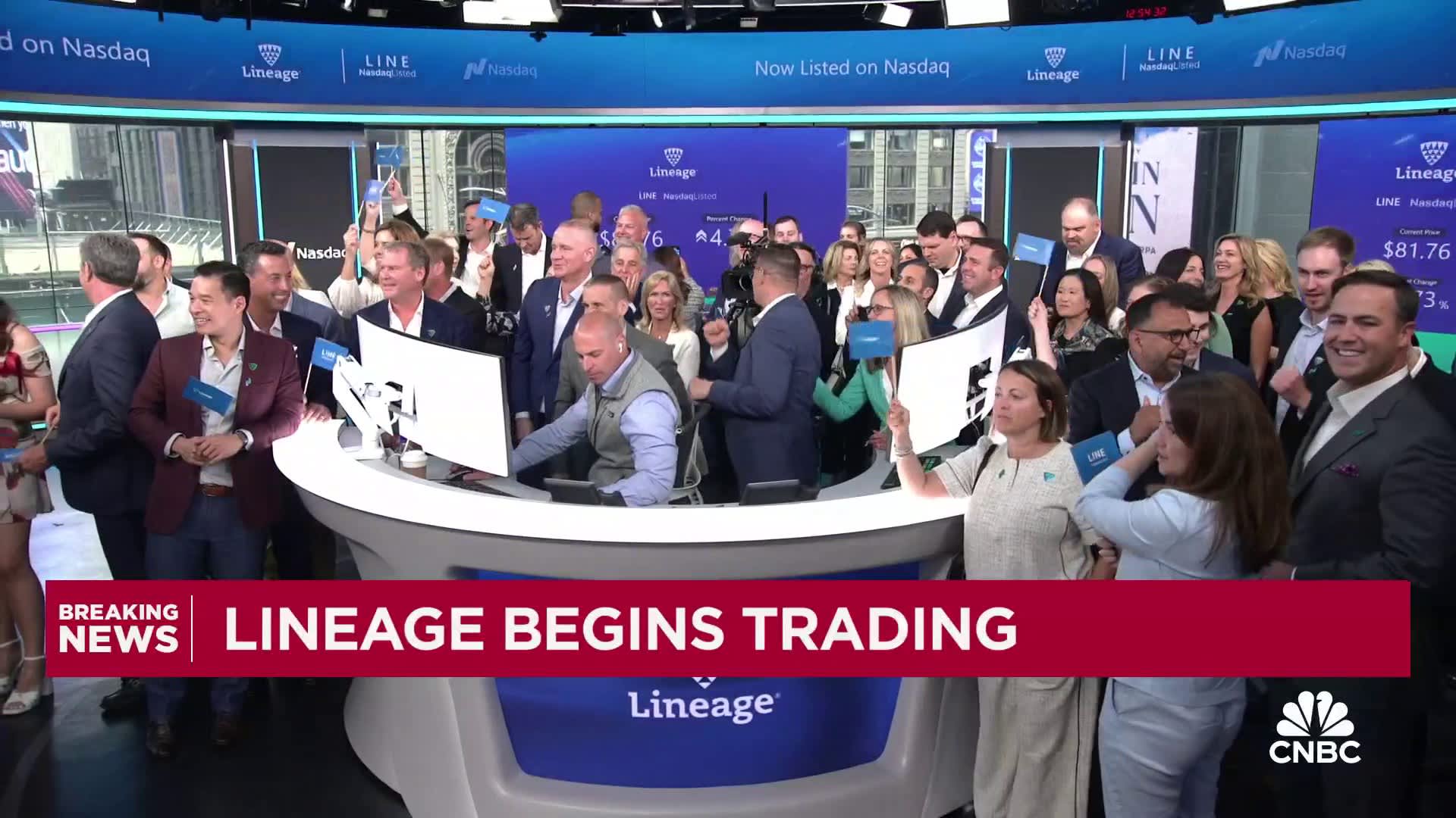 Lineage closes up more than 3% in market’s largest IPO of 2024