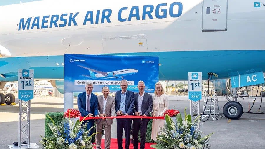 Maersk’s airline receives new 777F