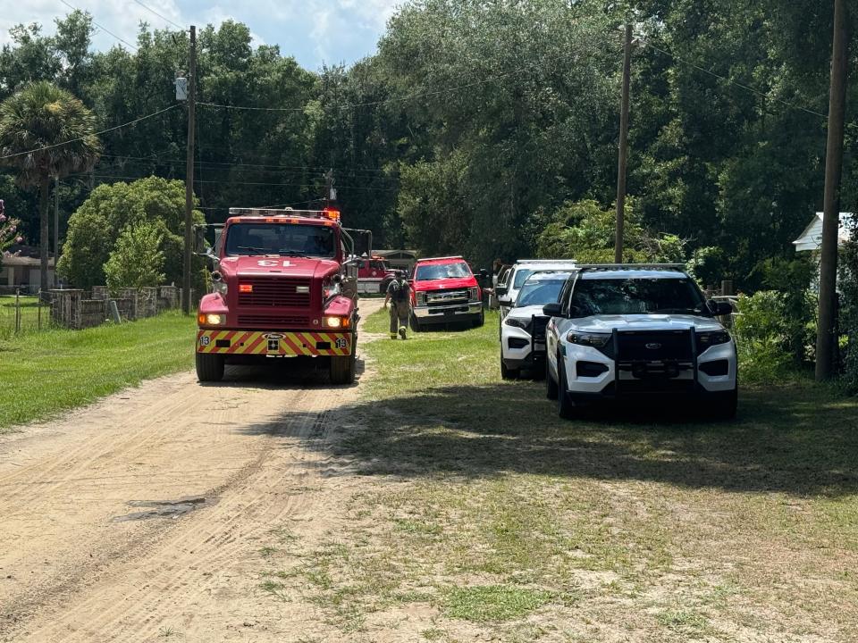 Man pulled from burning home was shot, Lake County deputies say