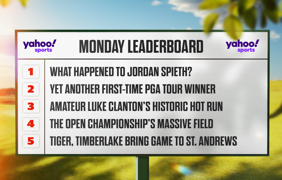 Monday Leaderboard: What happened to Jordan Spieth?