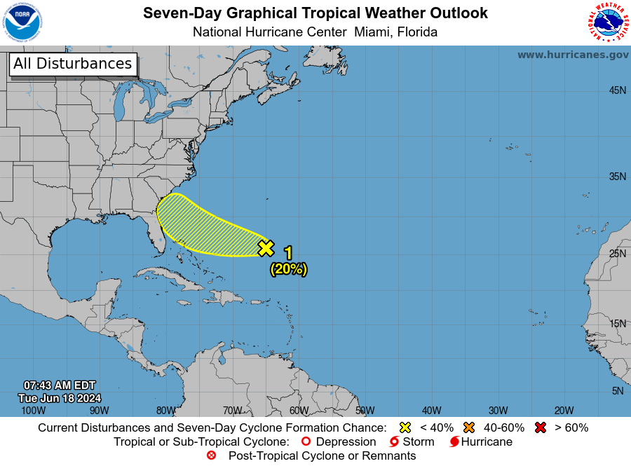 National Hurricane Center tracking system off Florida coast. See who may feel impact and when